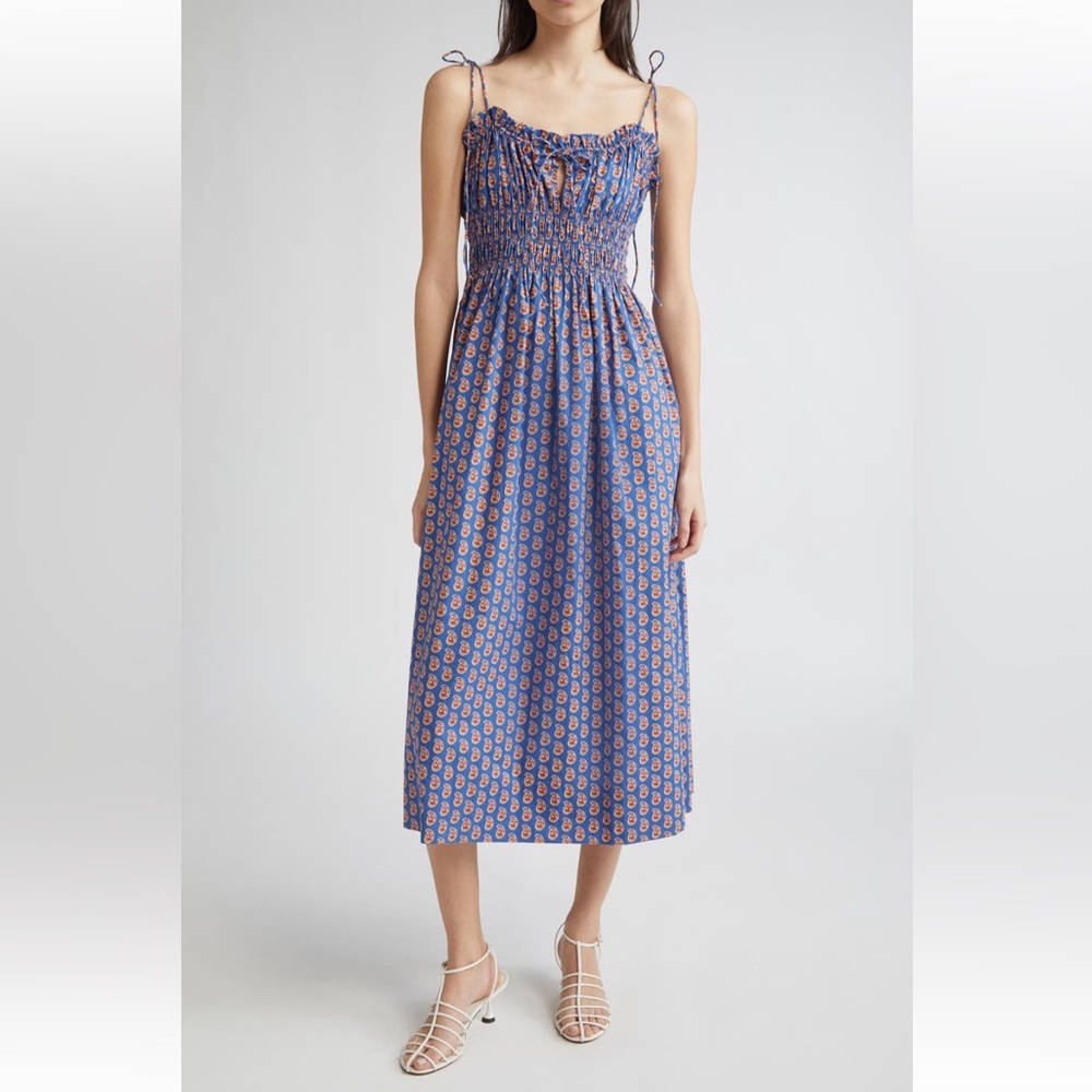 Doen Rhonda Organic Cotton Poplin Sundress, XXS